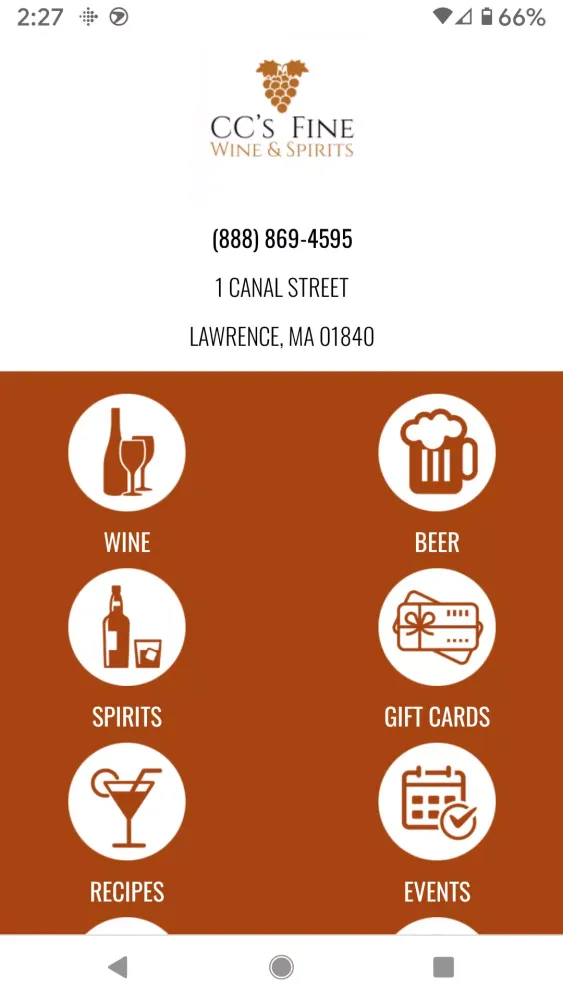 Capturas de pantalla de CC's Fine Wine & Spirits