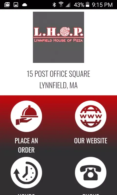 Lynnfield House of Pizza Screenshots