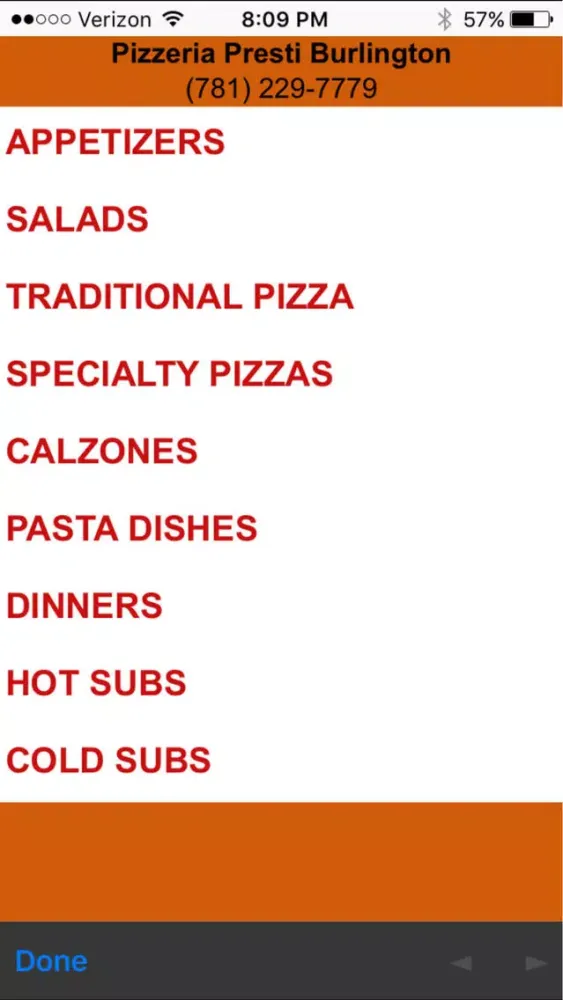 Pizzeria Presti Burlington سکرین شاٹس