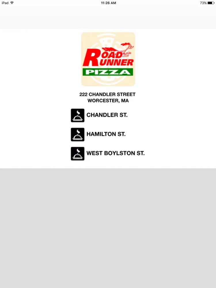 ภาพหน้าจอของ Road Runner Pizza iPad 