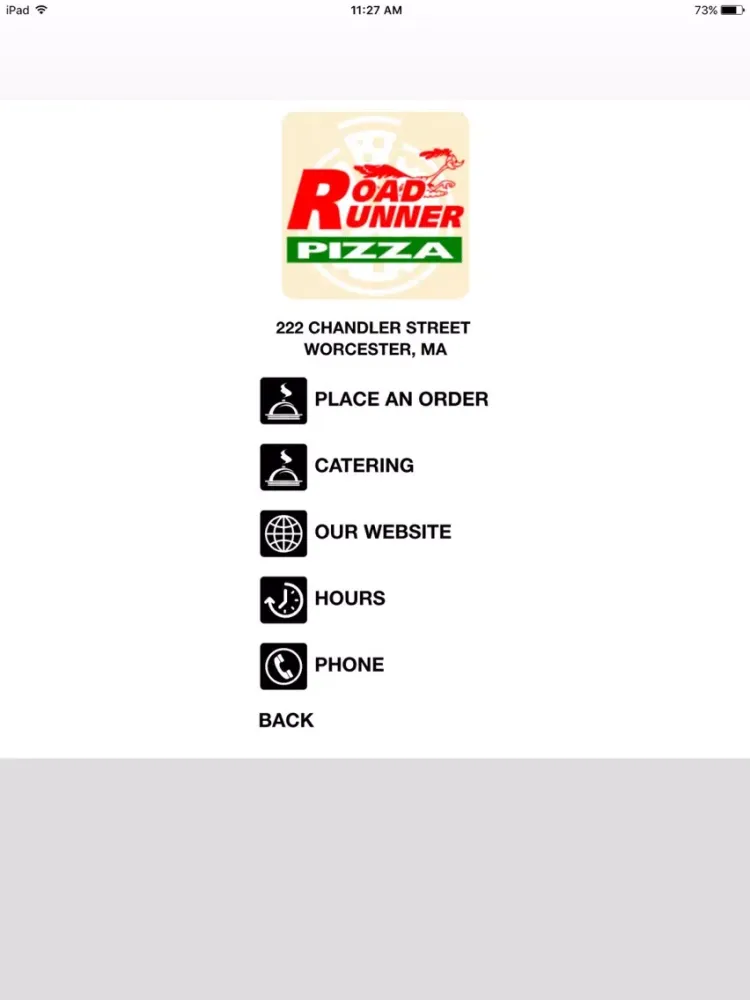 ภาพหน้าจอของ Road Runner Pizza iPad 