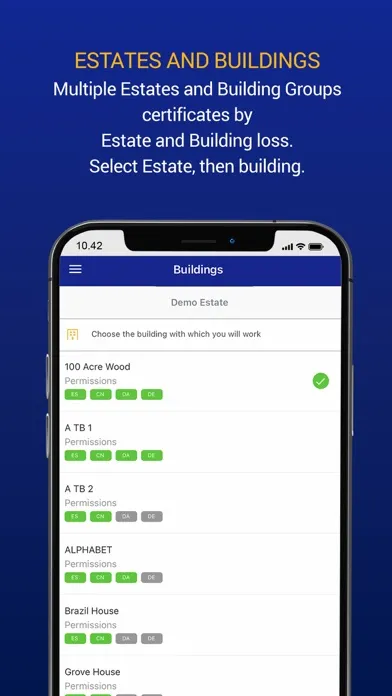 Zrzuty ekranu EDIS electrical certificates