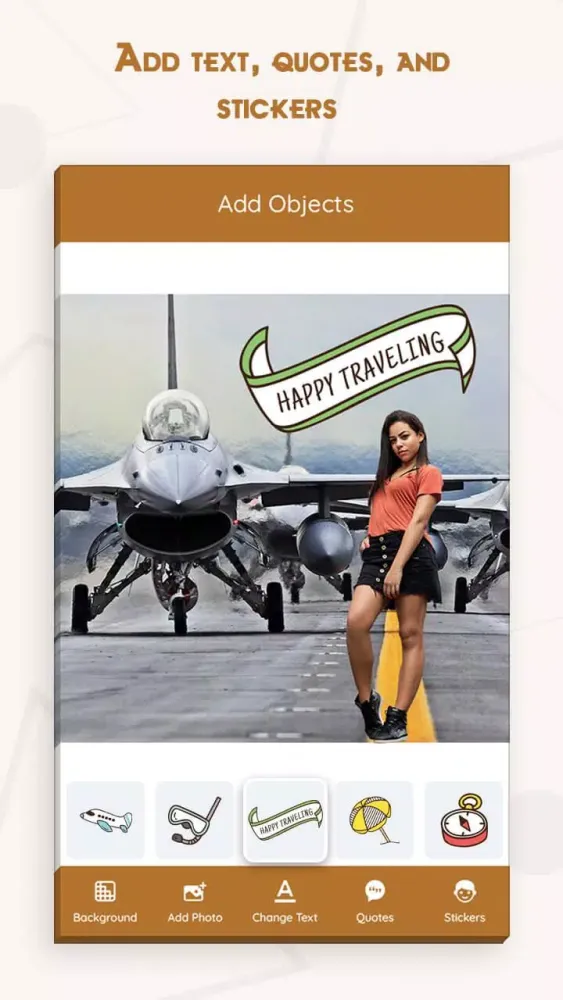 Airplane Photo Editor Screenshots
