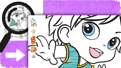 ภาพหน้าจอของ Busy Kids: Painter. Draw&Color