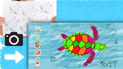 ภาพหน้าจอของ Busy Kids: Painter. Draw&Color