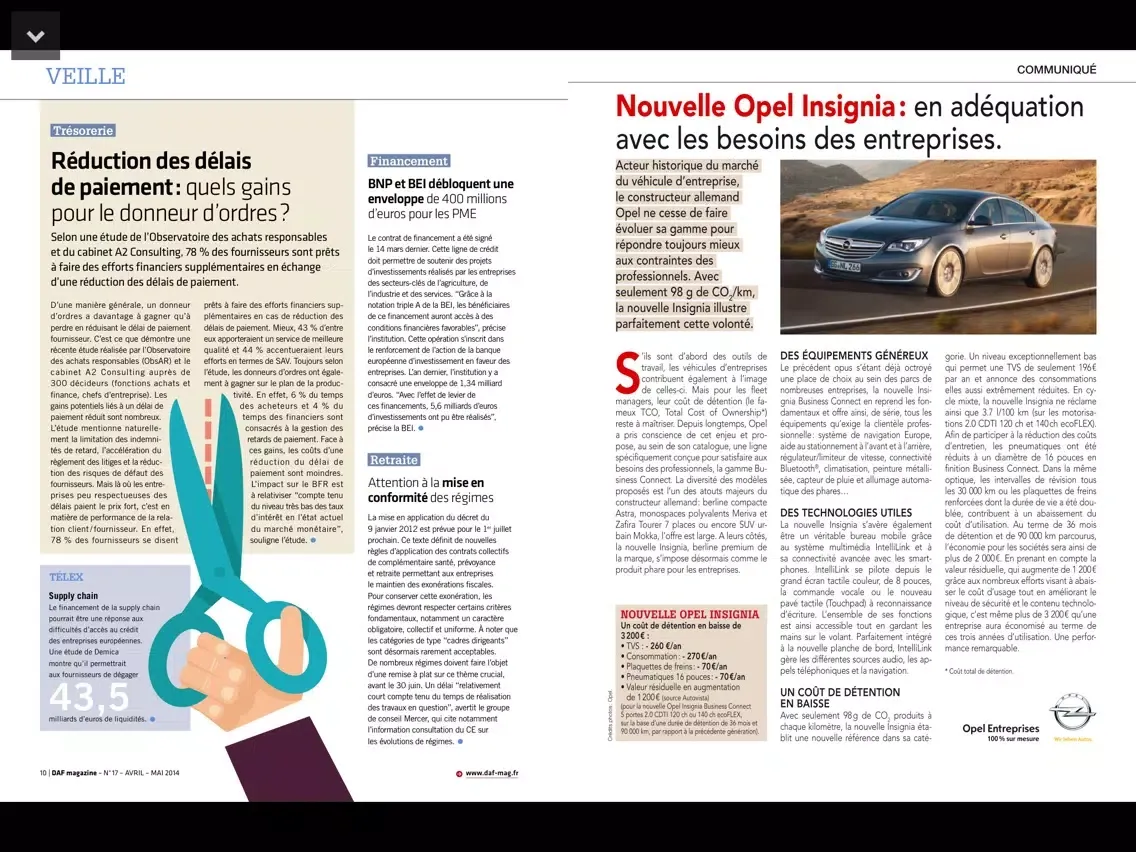 DAF Magazine iPad  Screenshots