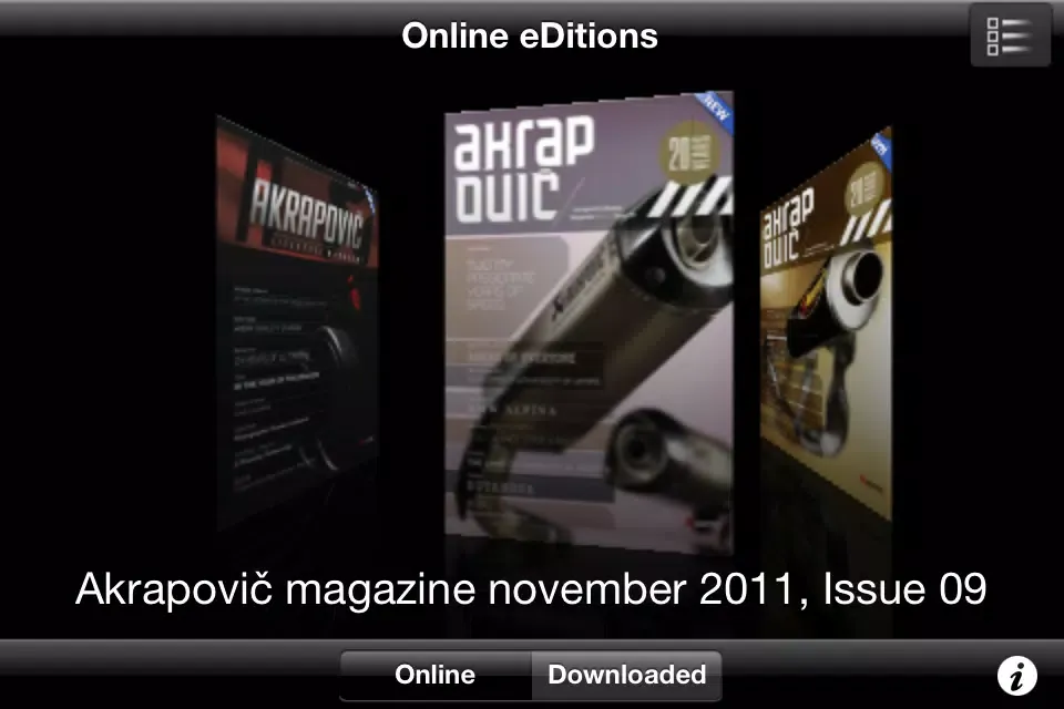 AKRAPOVIČ LIFESTYLE eMAGAZINES Screenshots