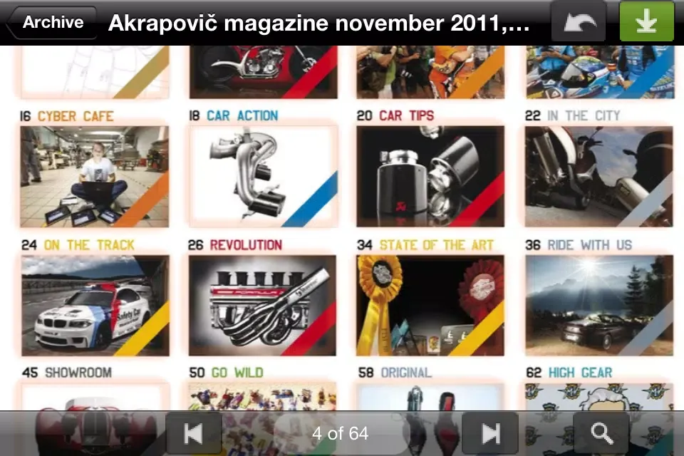 AKRAPOVIČ LIFESTYLE eMAGAZINES Screenshots