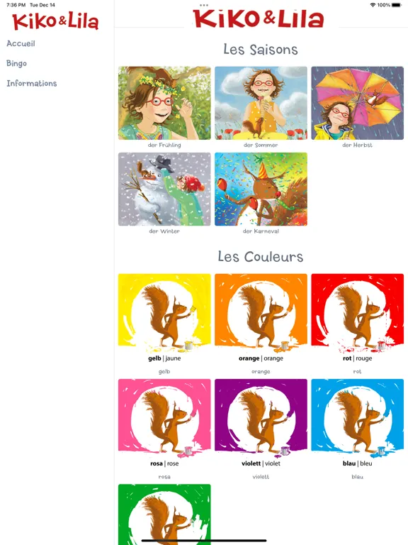 Скриншоты Kiko et Lila iPad 