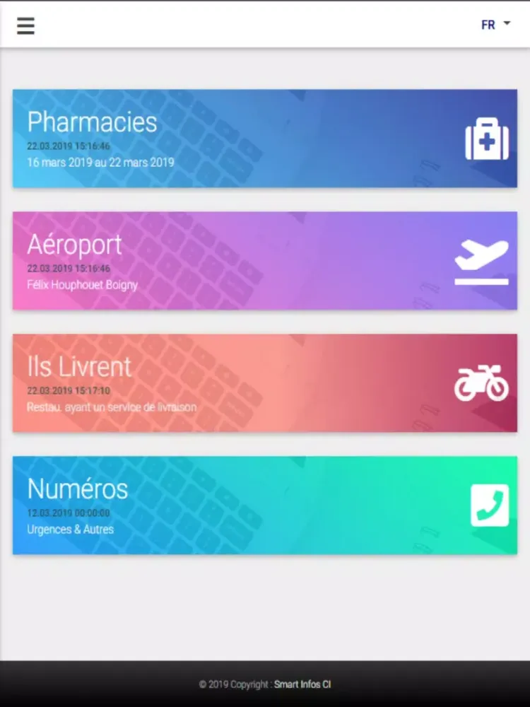 Capturas de pantalla de SmartInfo CI iPad 