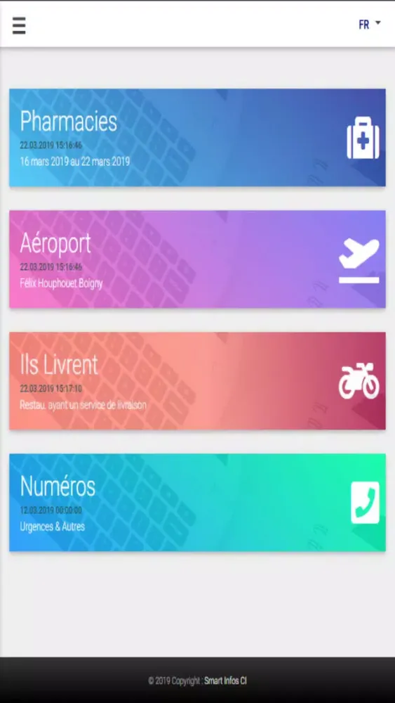 Capturas de pantalla de SmartInfo CI