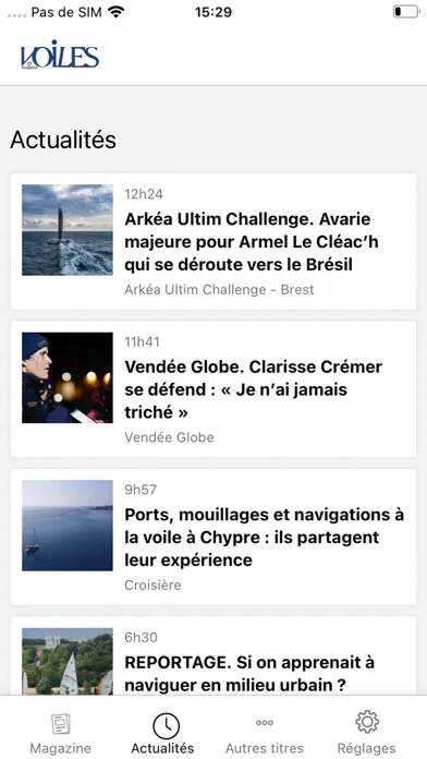 Voiles et Voiliers Ekran Görüntüleri