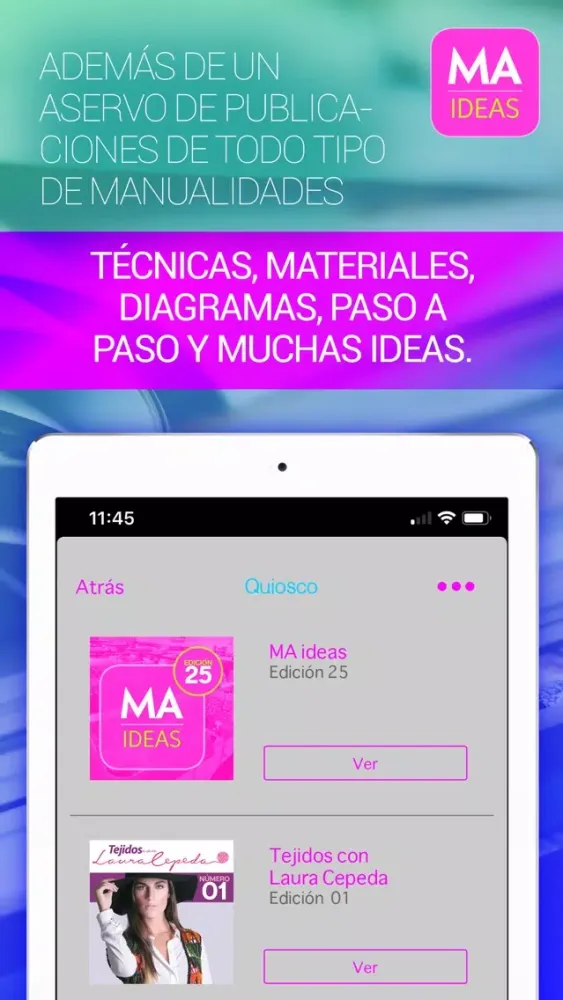ภาพหน้าจอของ Manualidades