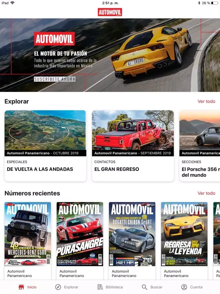 Zrzuty ekranu Automóvil Panamericano iPad 