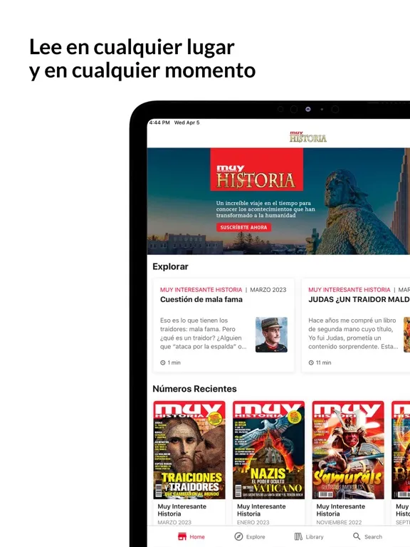 Screenshot di Muy Interesante Historia iPad 