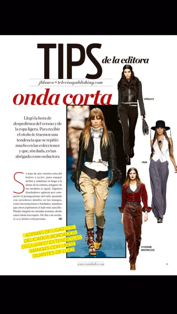 Zrzuty ekranu VANIDADES COLOMBIA Revista