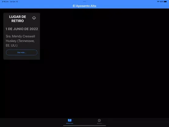 ภาพหน้าจอของ CUPSA: El Aposento Alto iPad 