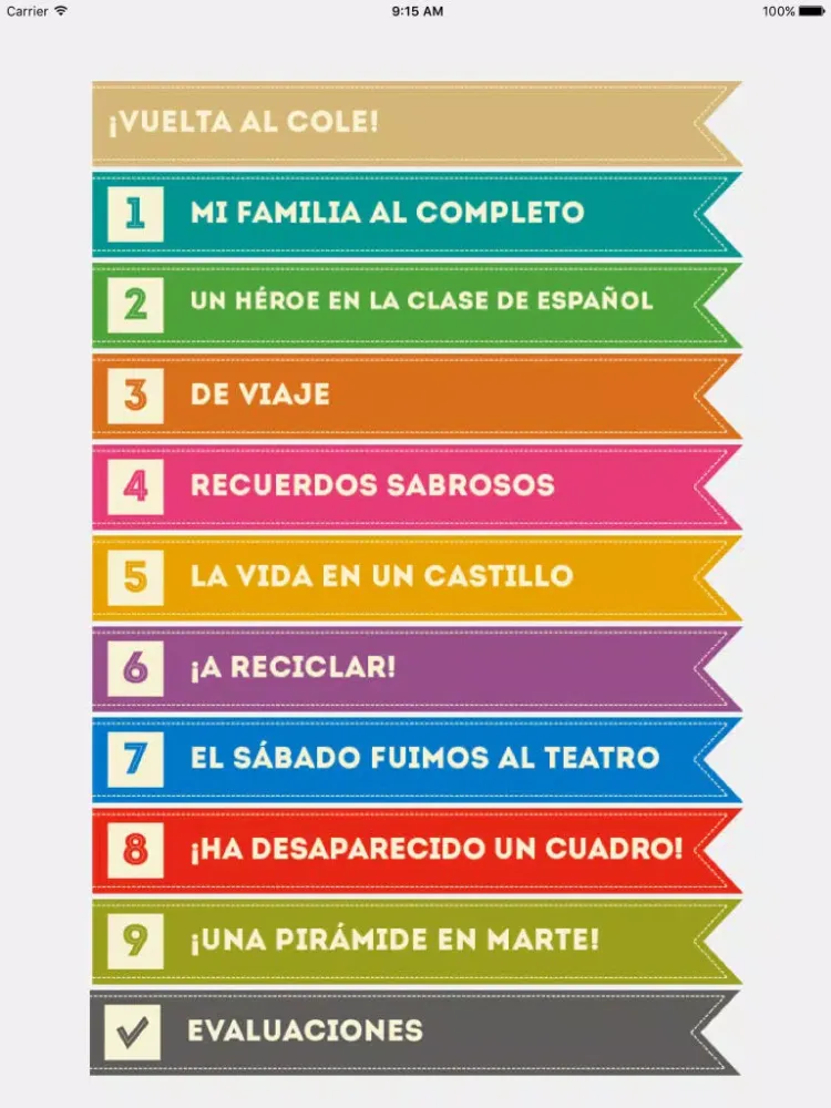 Español entre amigos 3 iPad 应用截图