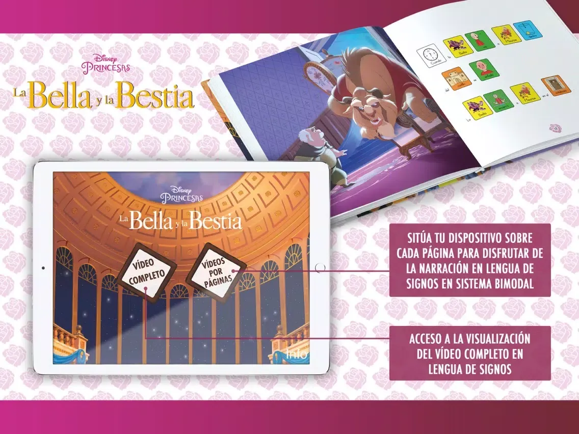 Capturas de tela do La Bella y la Bestia Cuentos accesibles para todos iPad 