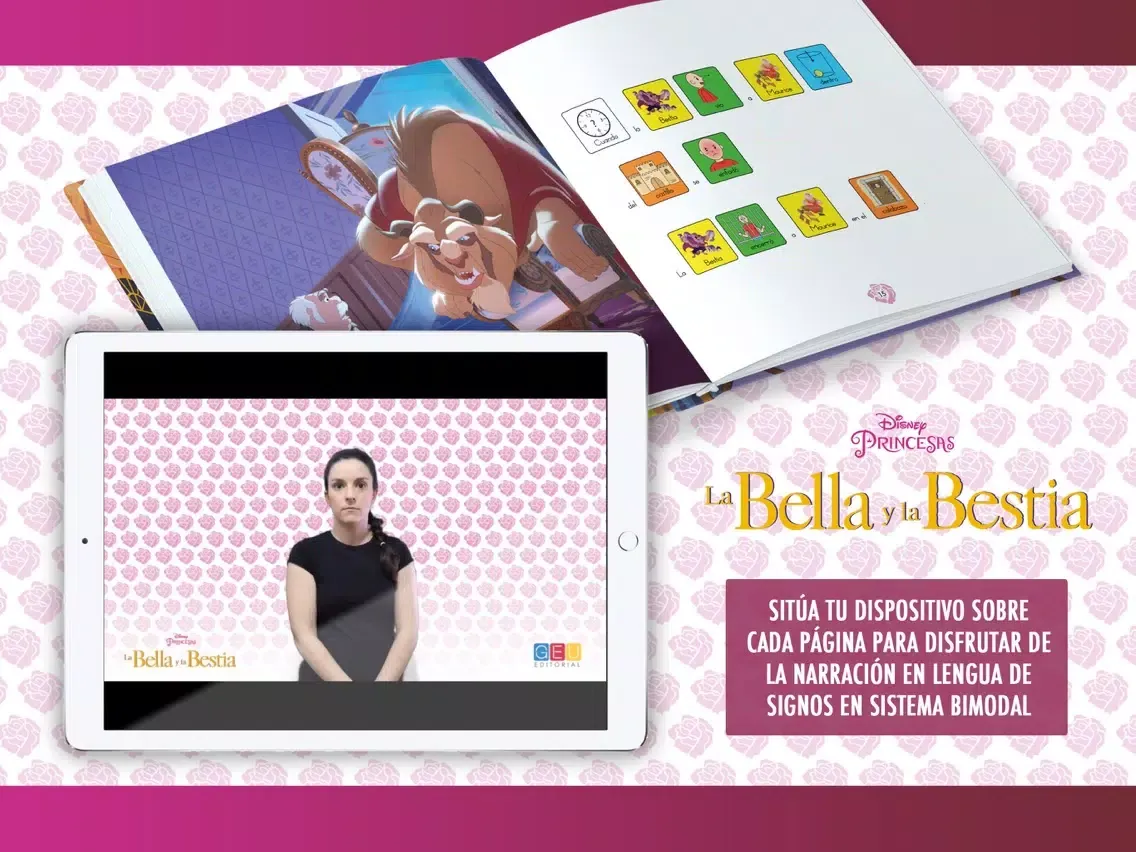 Capturas de tela do La Bella y la Bestia Cuentos accesibles para todos iPad 