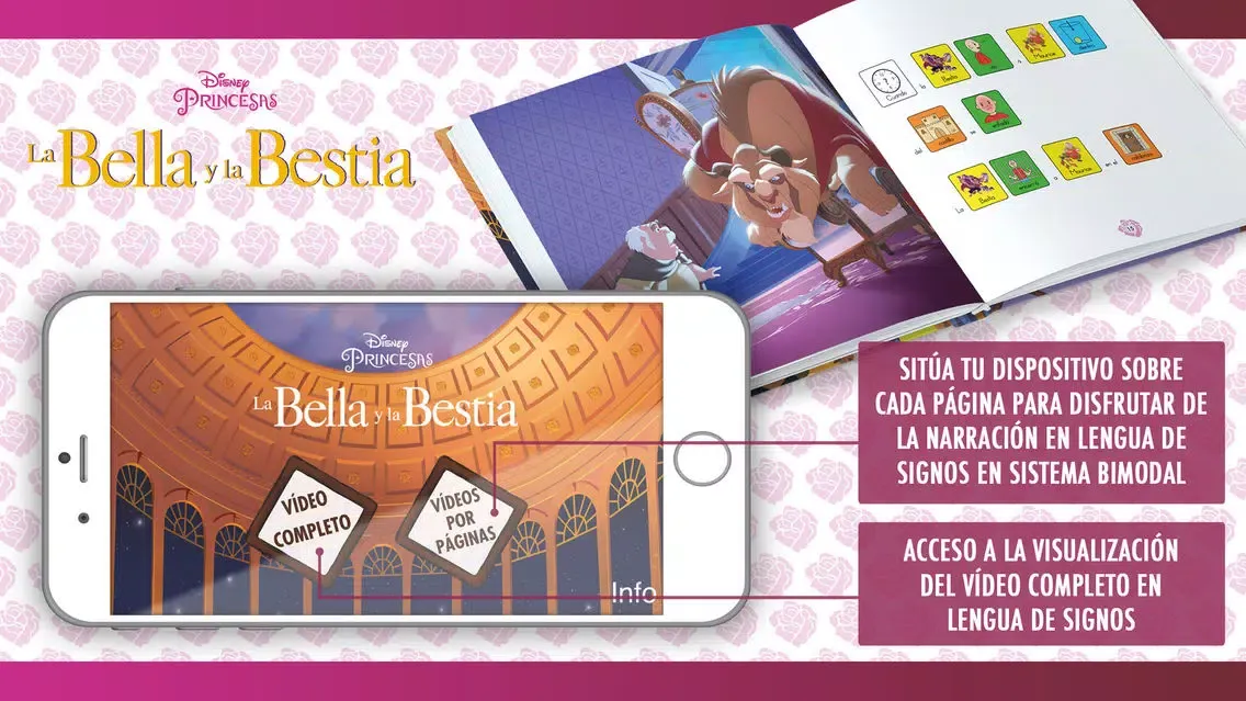 Capturas de tela do La Bella y la Bestia Cuentos accesibles para todos