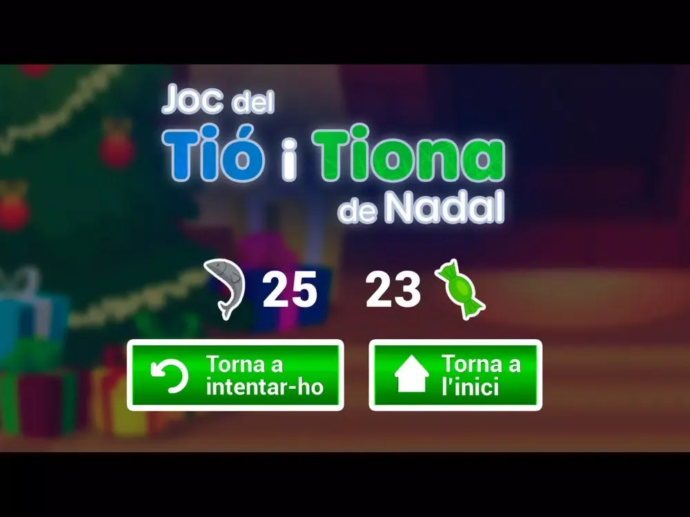 Joc del Tió i Tiona de Nadal iPad 應用截圖