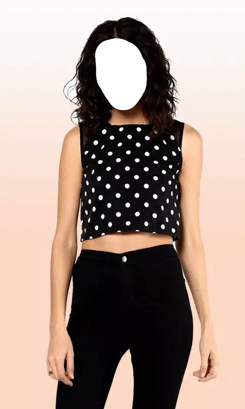Capturas de tela do Girls Fashion Crop Tops Photo