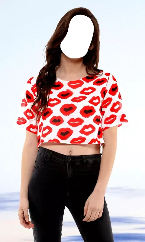 Capturas de tela do Girls Fashion Crop Tops Photo