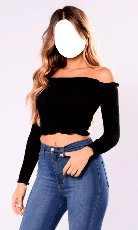Capturas de tela do Girls Fashion Crop Tops Photo