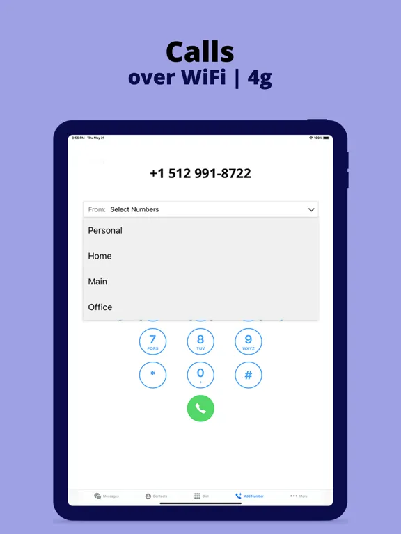 Second Phone Number :Wifi Line iPad  স্ক্রিনশট