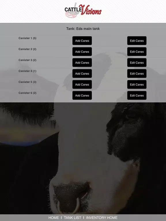 Tangkapan layar Cattle Visions iPad 