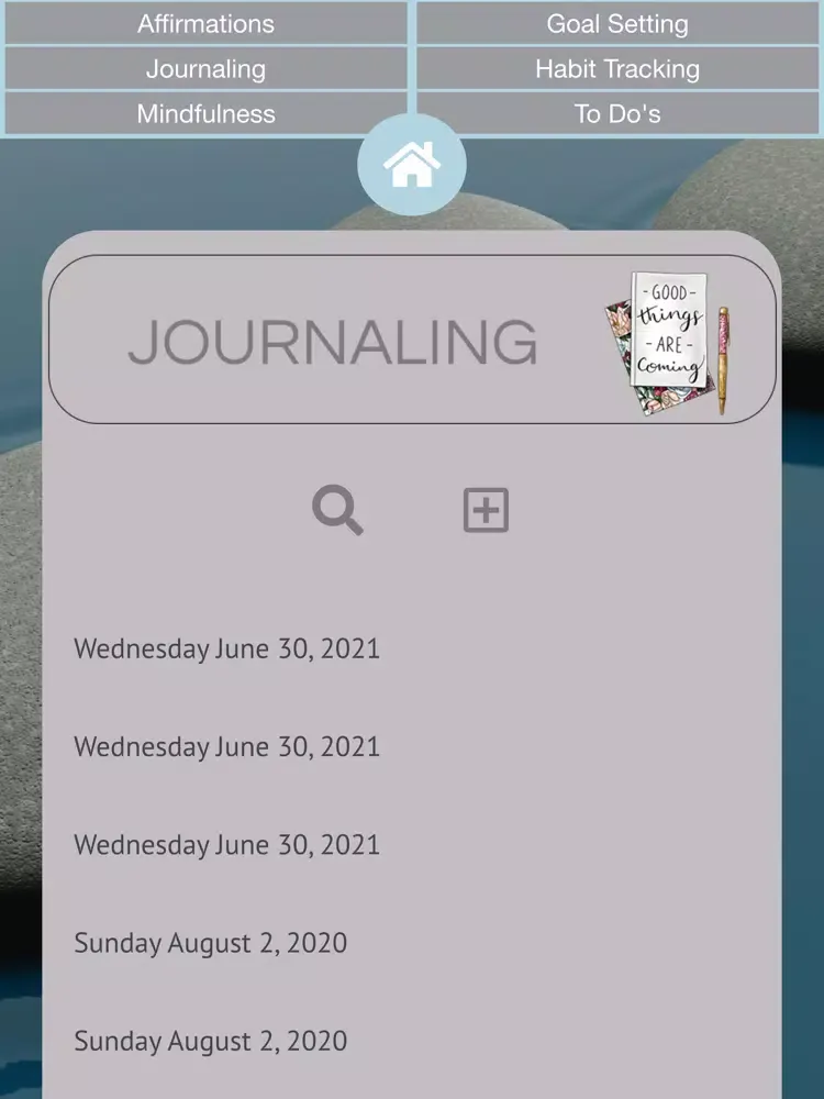 Capturas de tela do Simply Balanced Self Care iPad 