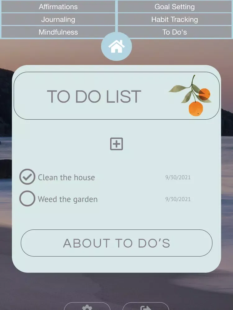 Capturas de tela do Simply Balanced Self Care iPad 
