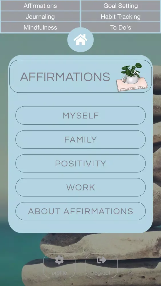 Capturas de tela do Simply Balanced Self Care