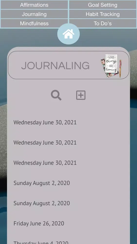 Capturas de tela do Simply Balanced Self Care