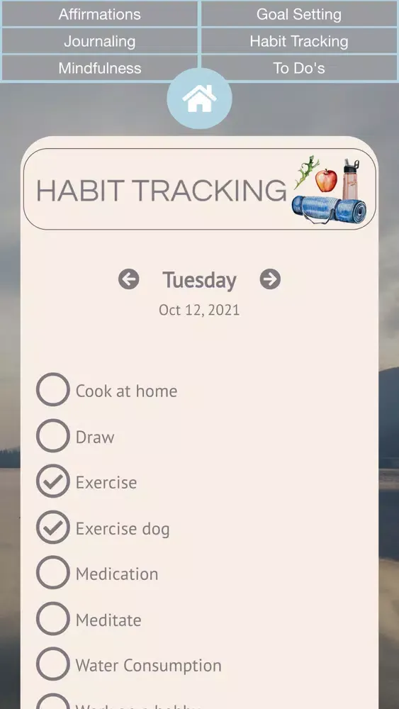 Capturas de tela do Simply Balanced Self Care