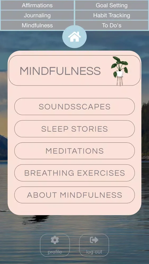 Capturas de tela do Simply Balanced Self Care