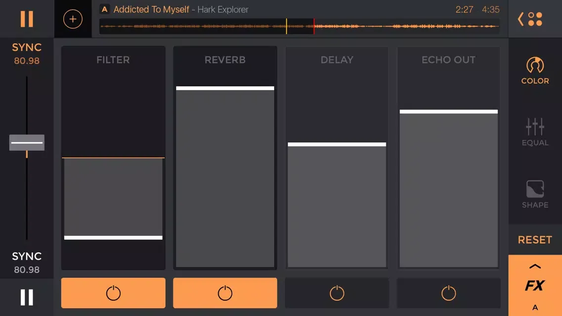 Zrzuty ekranu edjing Pro - dj controller