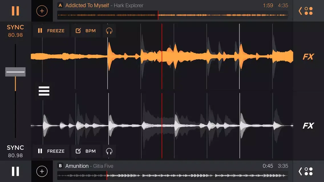 Zrzuty ekranu edjing Pro - dj controller
