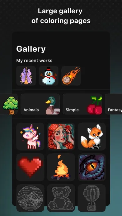 Artiny: Color by Number Screenshots