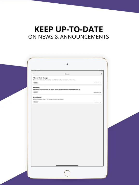 Mangham Junior High School iPad  스크린샷
