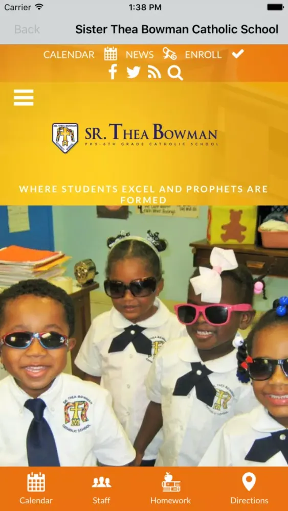 Capturas de pantalla de Sister Thea Bowman Catholic School