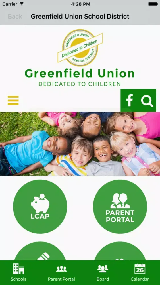 Screenshot di Greenfield Union School District