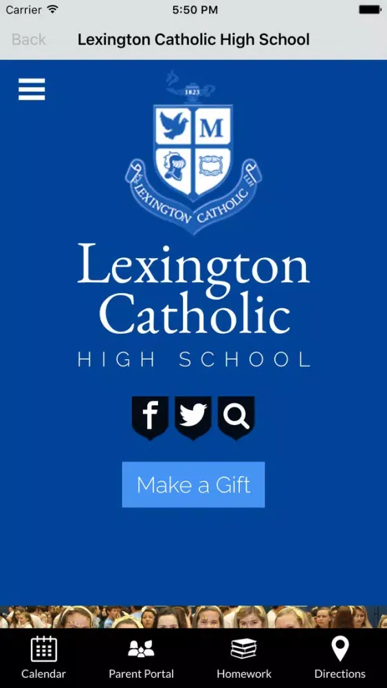 Скриншоты Lexington Catholic High School