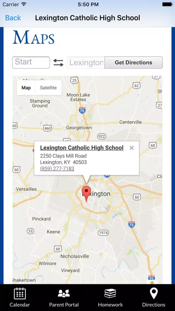 Скриншоты Lexington Catholic High School