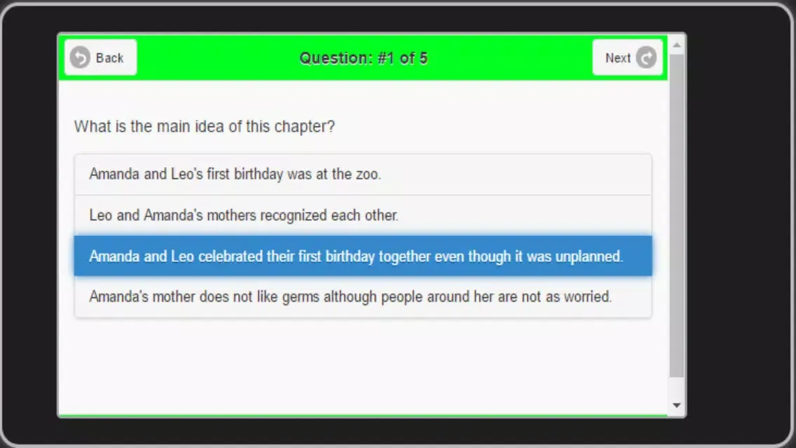 Captures d'écran de edMe RC #23: Questions for 11 Birthdays(TM)