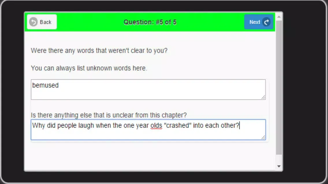 Captures d'écran de edMe RC #23: Questions for 11 Birthdays(TM)