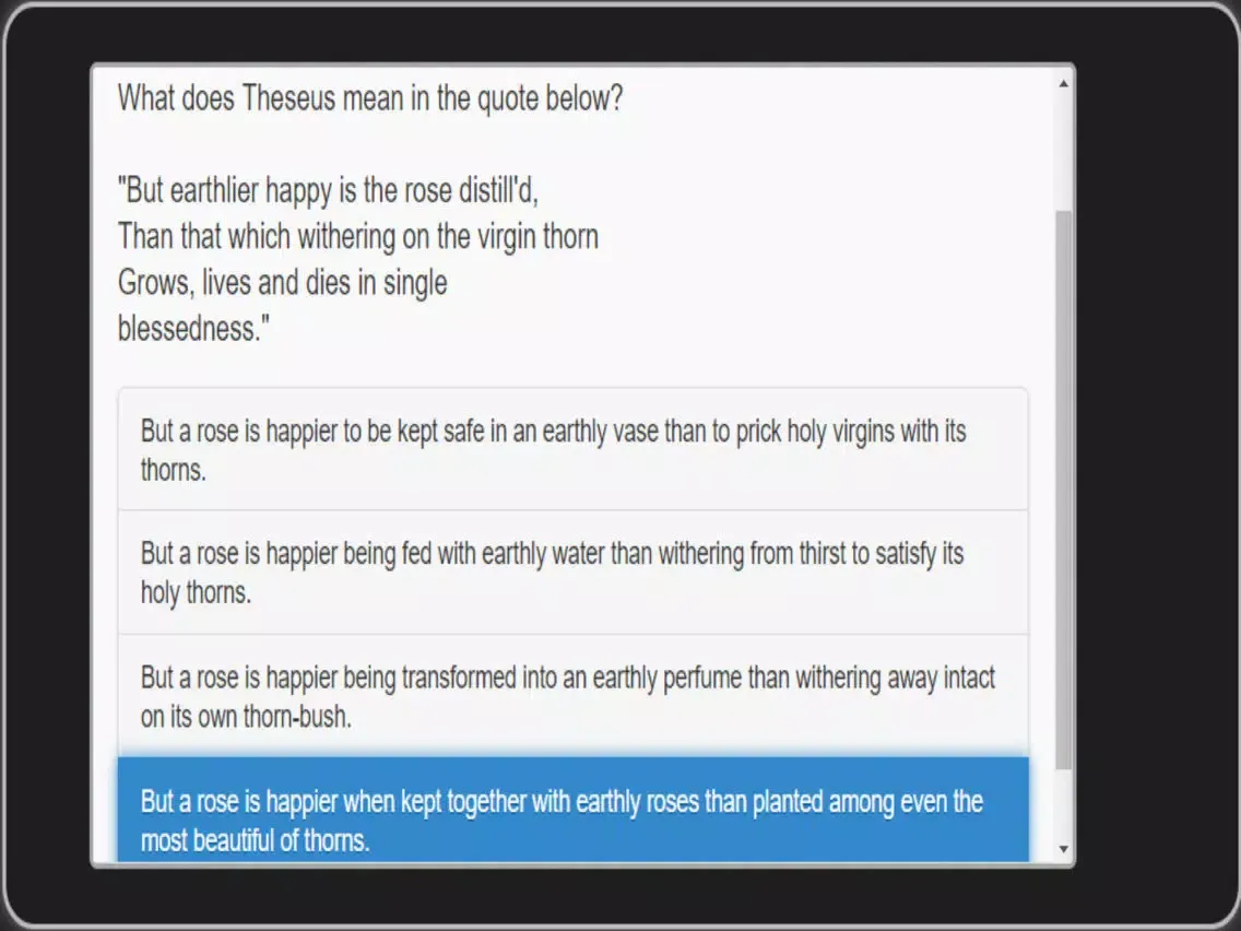 Zrzuty ekranu edMe Reading: Midsummer Night's Dream iPad 