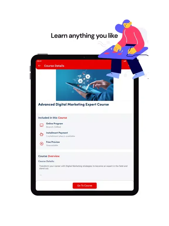 EdRed-Online Learning Platform iPad 应用截图