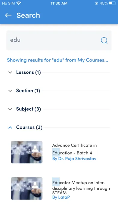 Captures d'écran de MHB Academy